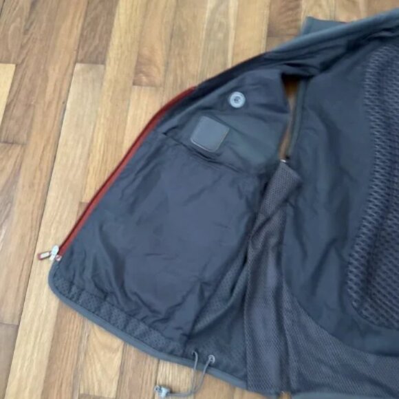 Vintage Tumi Rust Travel Vest Medium Men Cargo Outdoor Tactical - Picture 6 of 11